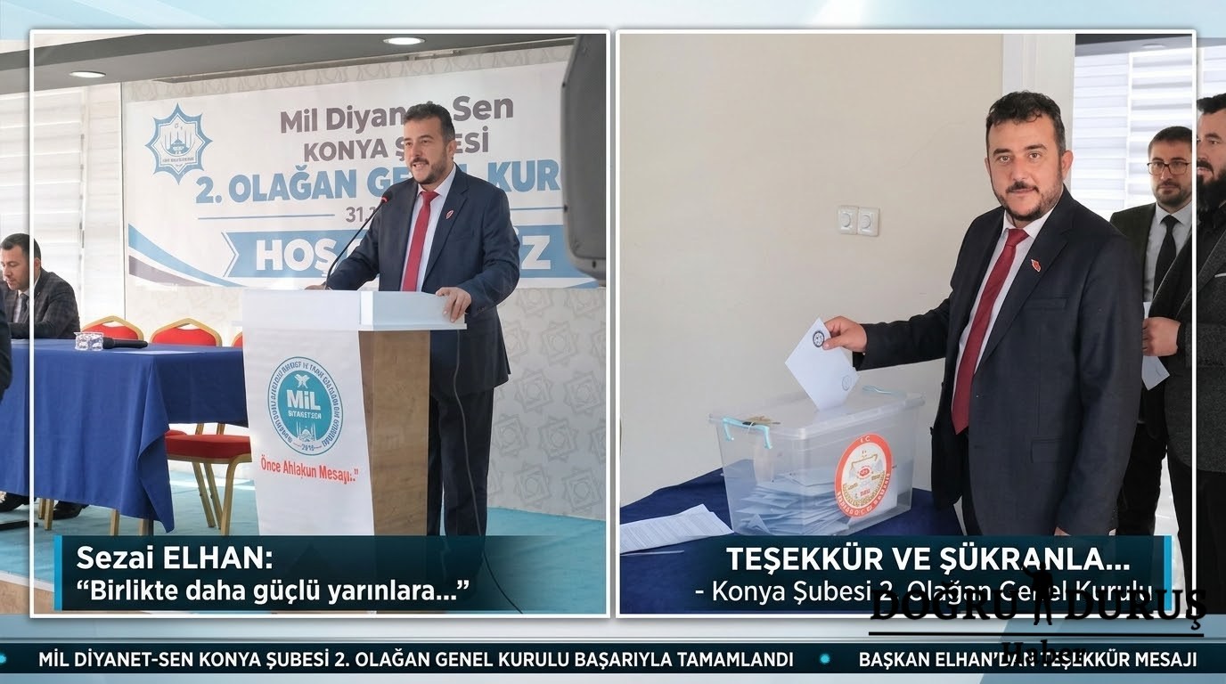​Sezai Elhan'dan Mil Diyanet-Sen Konya Kongresi Katılımcılarına Teşekkür Mesajı